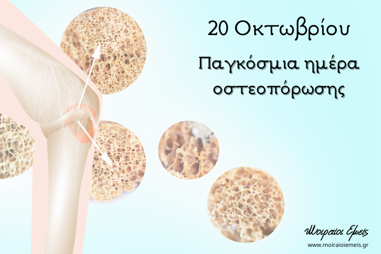 Read more about the article 20 Οκτωβρίου Παγκόσμια ημέρα οστεοπόρωση